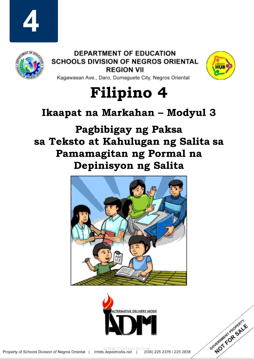 Sanayang Aklat Sa Filipino 3