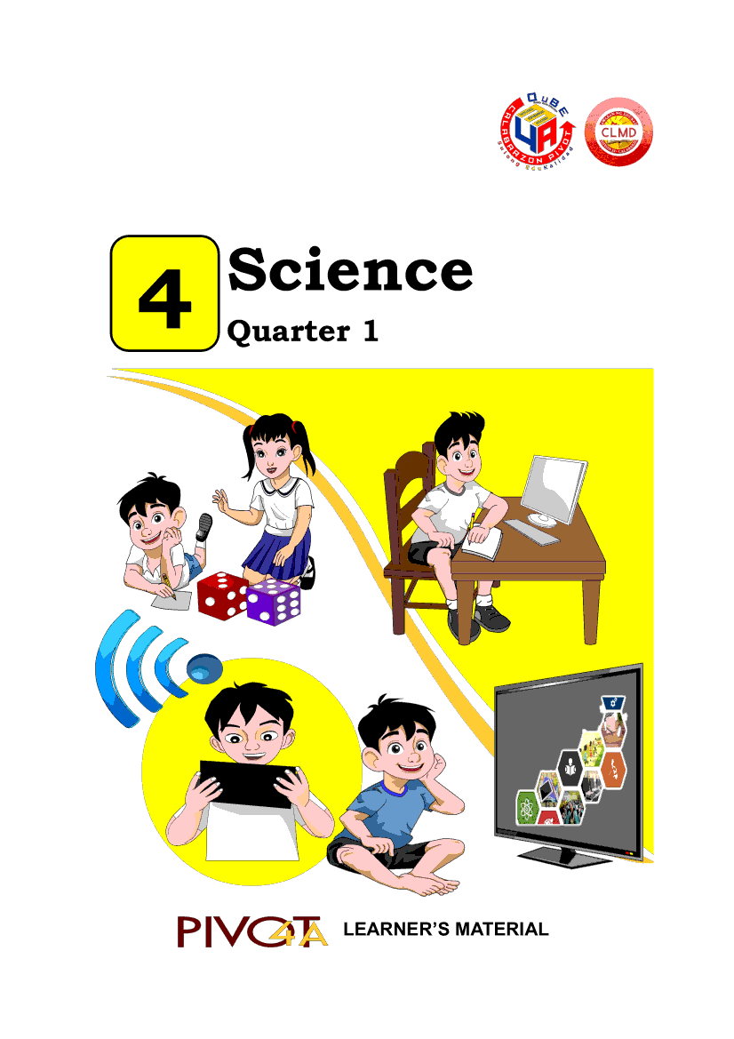 phd science grade 4 module 1